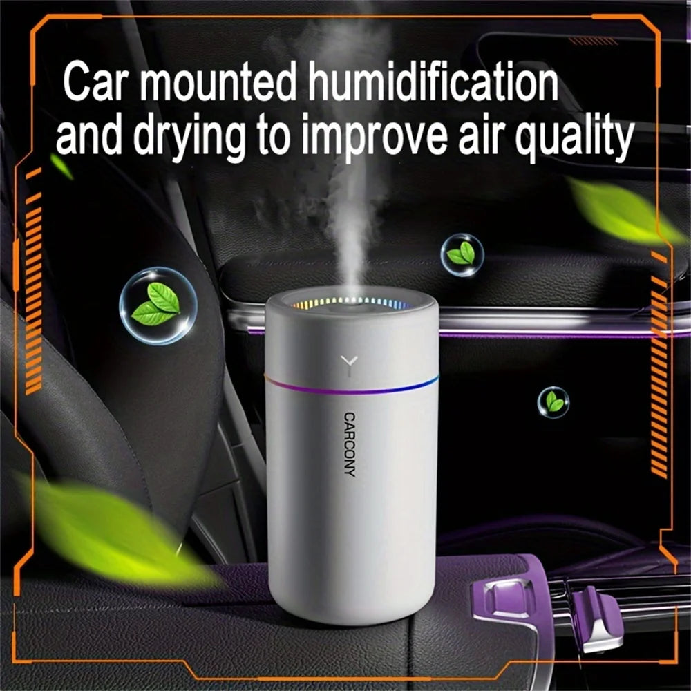 Humidificador de Auto con LED Colorido | Aromaterapia Ultrasónica | Dormitorio 💧