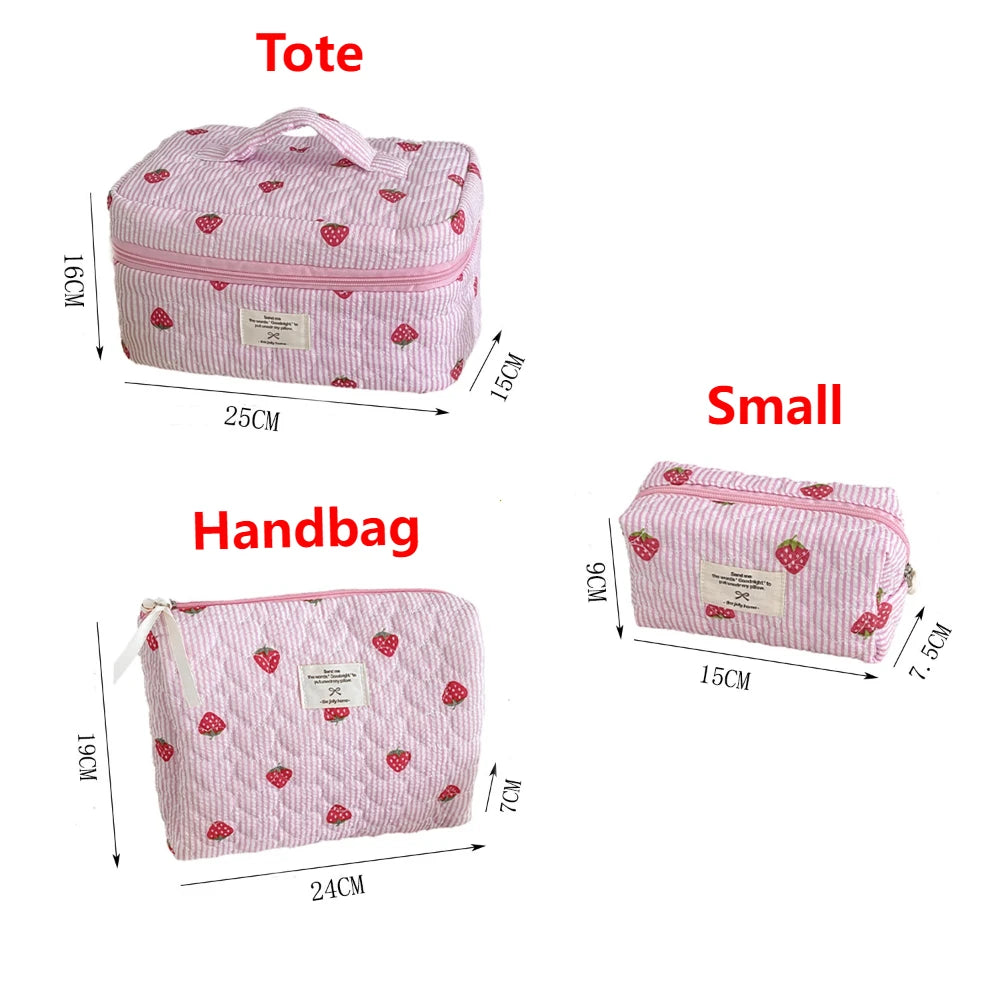 Pink Girl Embroidery Strawberry Children's Schoolbag Student Birthday Gift 2026 New Japanese Cartoon Pink Backpack Book Bags