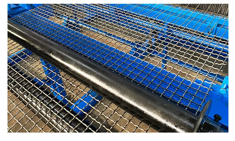 Corrosion-Resistant Chain Link Fence Weaving Machine  Full Automatic Double Chain Link Fence Machine Wire Mesh Knitting Machine