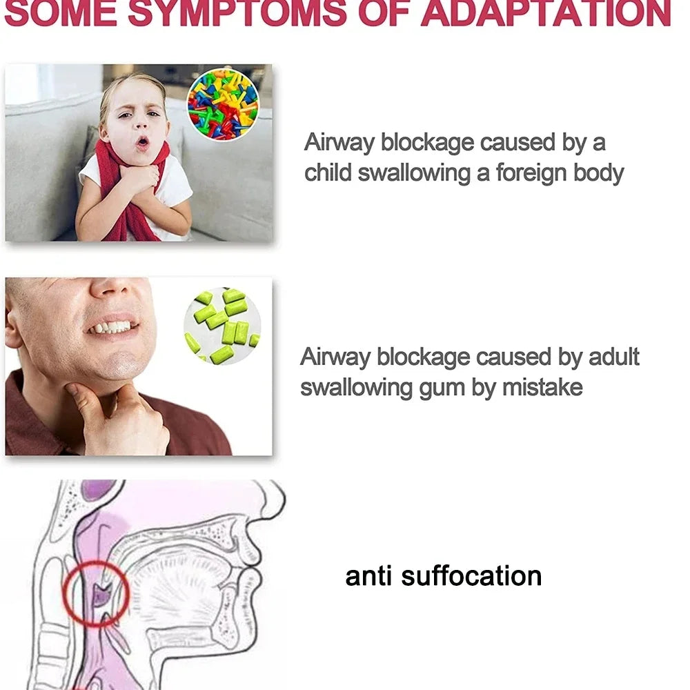 Choking Device ChokingEmergency Life Saving Suction Vac Anti Choke Device First Aid Kit for Kids AdultsUpgrade