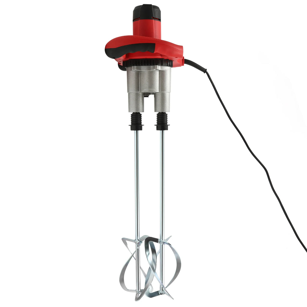 Handheld Paint and Mortar Stirrer Corded Electric 2-Gear Concrete Mixer 6 Speeds Optional Red/Green US/EU Standard 110V