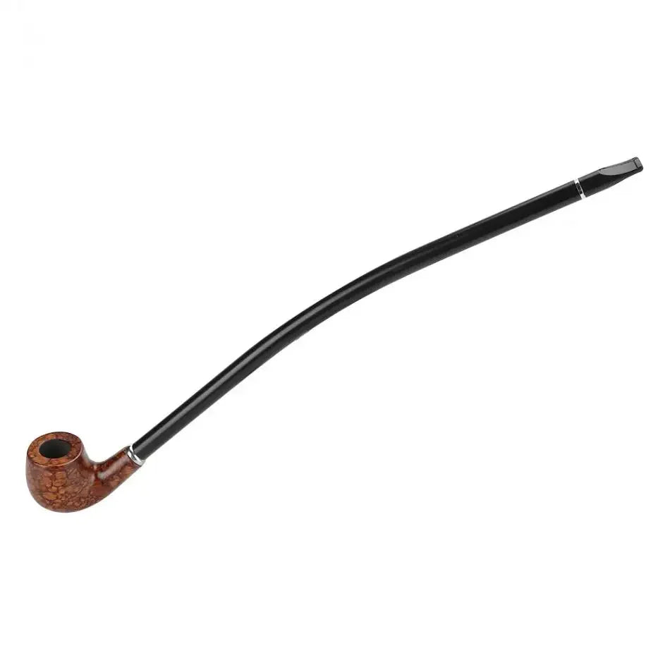 New Personality Wodden  Smoking Pipes 41cm Lengthened Resin Loop Long Handle Pipe Dry Tobacco Accessories with Gift Box