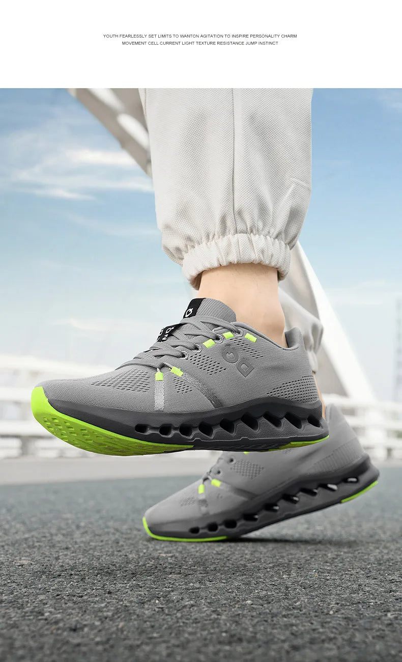 Tenis Hombre Running Maratón | Air Cushion | Transpirable | Ligero | Antideslizante | Outdoor