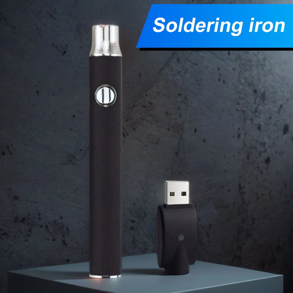510 Thread Portable Electric Soldering Iron Pen with USB Charger 350/650/1100mAh Smart Power Pen Heat Devices Welding Tool Kit