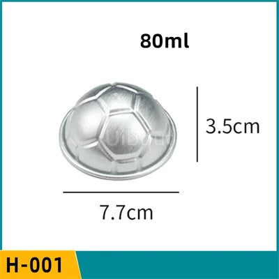 Set 5/10pcs Moldes Mini Acanalados de Aluminio para Pudding y Mousse 🍰