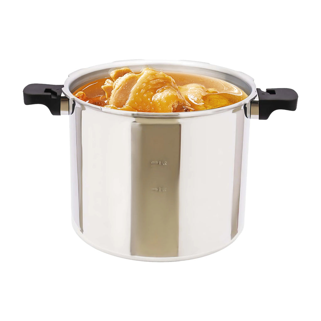 Olla a Presión Comercial 22L 90Kpa | Aluminio | Antiexplosiva | Gas | 32x28cm 🍳