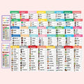 40 Themes Word Cards Puzzle Educational Toy Word Flashcards English Student Learning Cards Teacher Teaching Aids Word Cards