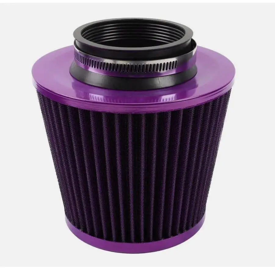 76MM Universal Car Air Filters Vent Filter High Flow Intake Kit Mesh Cone Engine Protector Replacement Auto Accessories 3 Inch