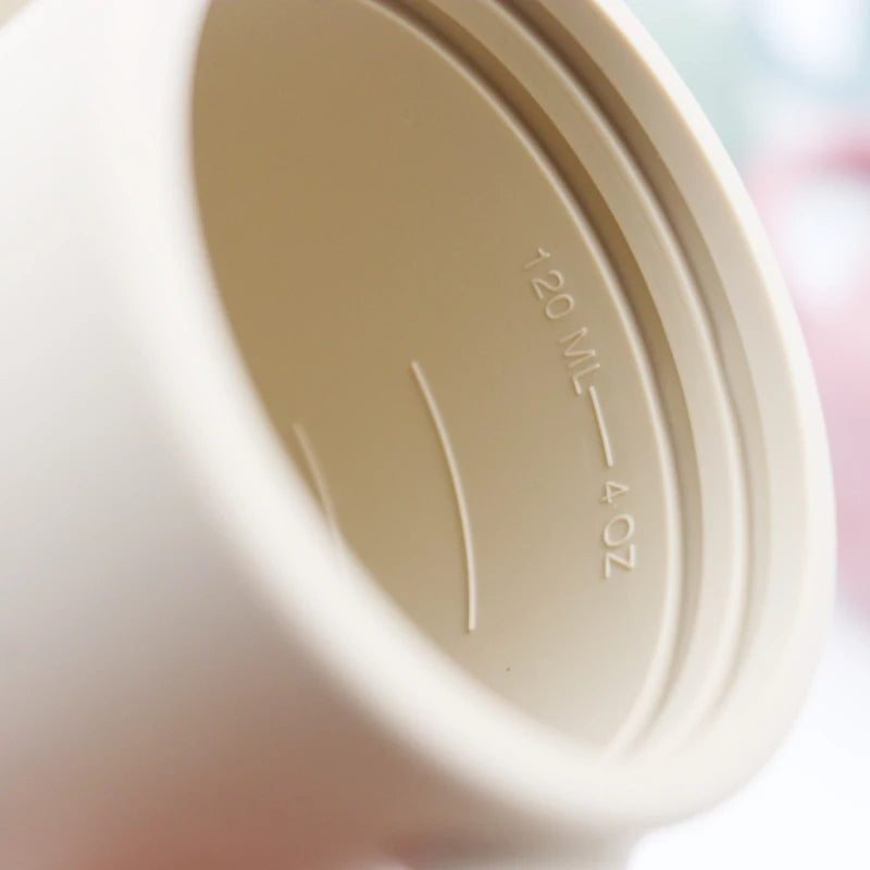 Vaso Sippy de Silicona 120ml para Bebé | Sin BPA | Contenedor de Snacks Portátil 🍼