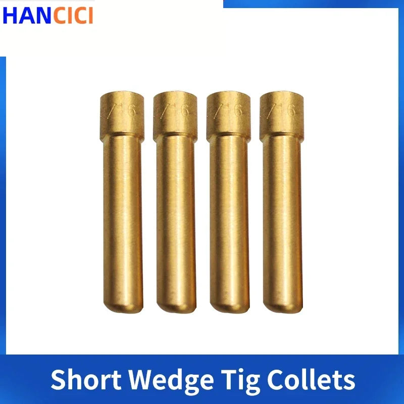 5PCS Wedge Tig Electrode Collet 1.0MM  1.6MM 2.4MM 3.2MM Length Argon Welding Consumable For WP17/18/26 Torch