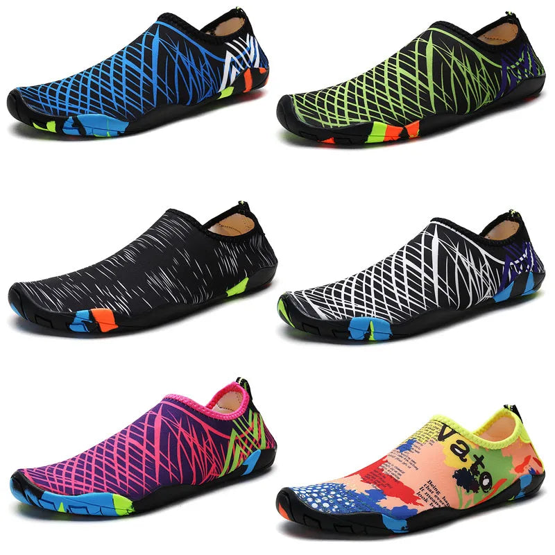 Quick-Drying Summer Water Shoes Unisex Seaside Beach Sock Barefoot Sneakers Men Swimming Upstream Sports Diving Aqua Shoes Women