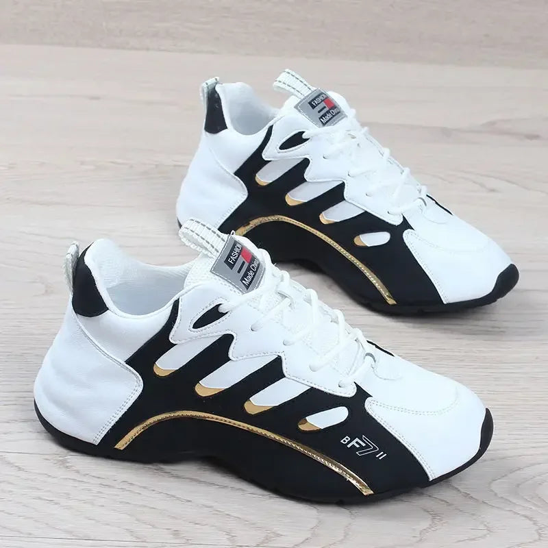 Tenis Cuero Suave | Hombre y Mujer | Casual | Transpirable | Vulcanizado | Ligero | Moda