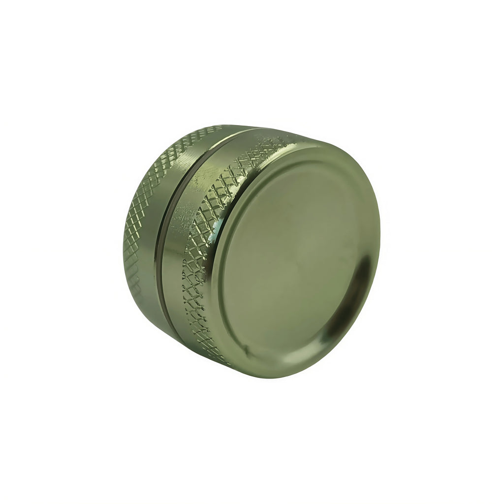 Compact Aluminum Alloy Grinder - Thumb-Sized Design for Easy Grinding oftobacco，The best smoking accessories