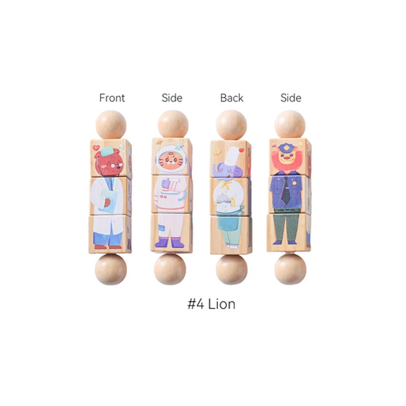 Wooden Rattle Silicone Ring — Sensory Baby Toy | 0-12 Months Gift
