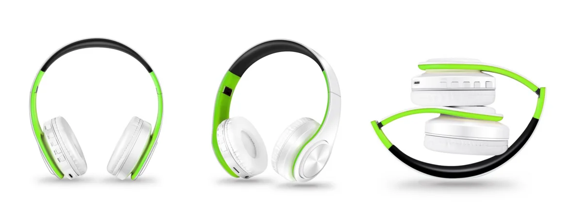 HIFI Stereo Bluetooth Headphones | FM Radio + SD Card + Mic | iPhone Samsung Xiaomi