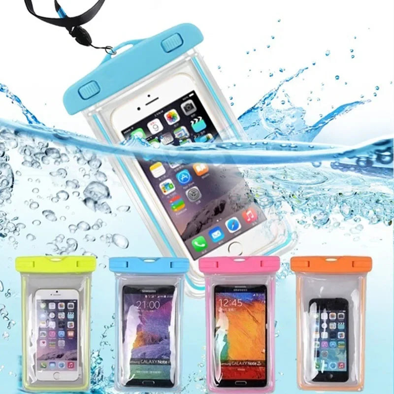 Funda Impermeable para Celular 6 Pulgadas - Bolsa Seca para Playa, Piscina y Deportes Acuáticos