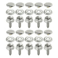 30pcs Stainless Steel Tapping Snap Fastener Kit Tent Marine Yacht Boat Canvas Cover Tools Sockets Buttons Car Canopy Accessories