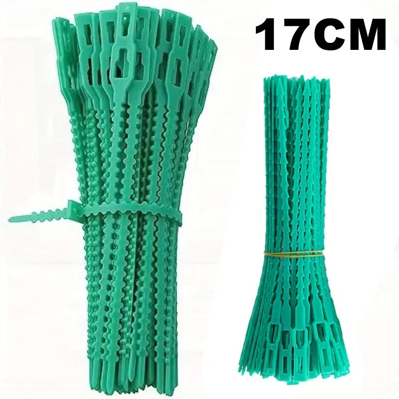 Bridas Reutilizables para Jardín | Soporte para Plantas y Enredaderas | Nylon Ajustable