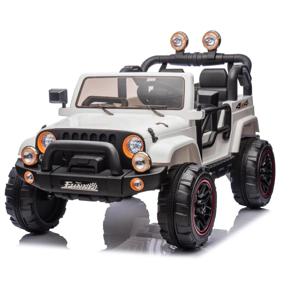Carro Eléctrico 2 Asientos 24V para Niños | Control Padres | Bluetooth | 3-8 Años 🚗 - Firu Total Sales