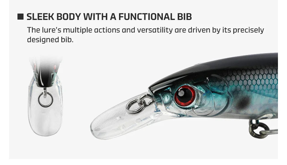 Noeby NBL9006 Jerkbait Flotante | 100mm/14g o 120mm/22g | Longcast | Bass, Lubina y Bonito | Mar y Lago - Firu Total Sales