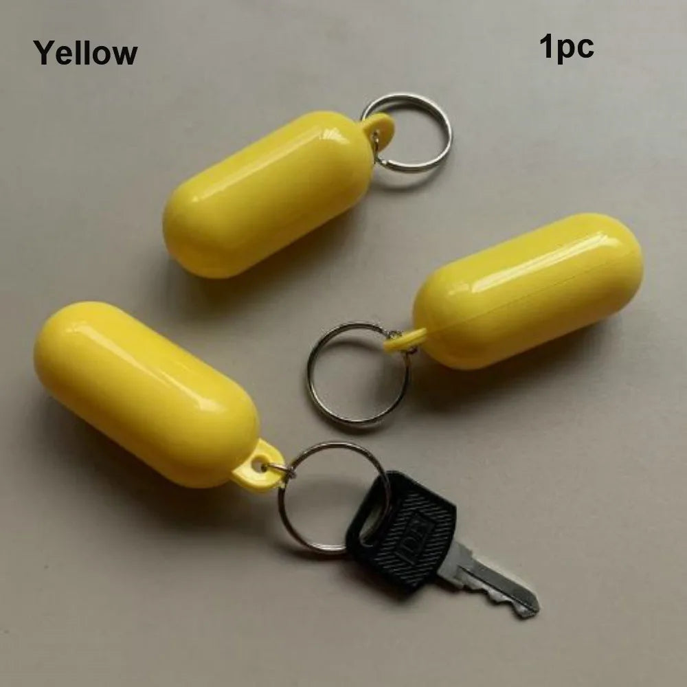 New Plastic Boat Kayak Floating Keyring 7 Colors Replacement Marine Sailing Boat Float Keychain Boat Accessory Floating Keychain