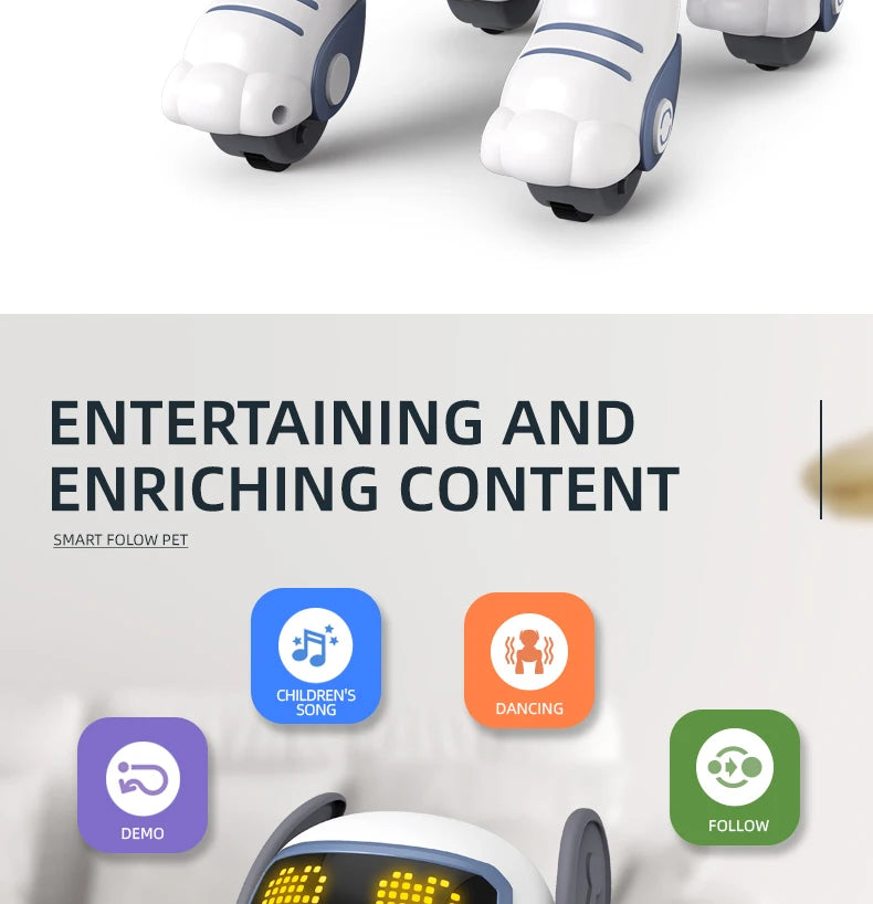 Perro Robot Inteligente con Control Remoto | Acrobacias | Regalo para Niños - Firu Total Sales