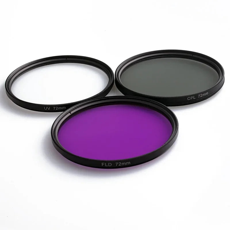 Lightdow UV+CPL+FLD+AND 2 4 8 Camera Lens Filter 6 in 1 Kits 49-82mm Kit for Cannon Nikon Sony Camera Lens USA ES Free Shipping