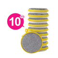 10PCS Double-Sided Dishwashing Sponges, Reusable Kitchen Cleaning Brushes for Pots, Pans & Dishes, Household Cleaning Tools