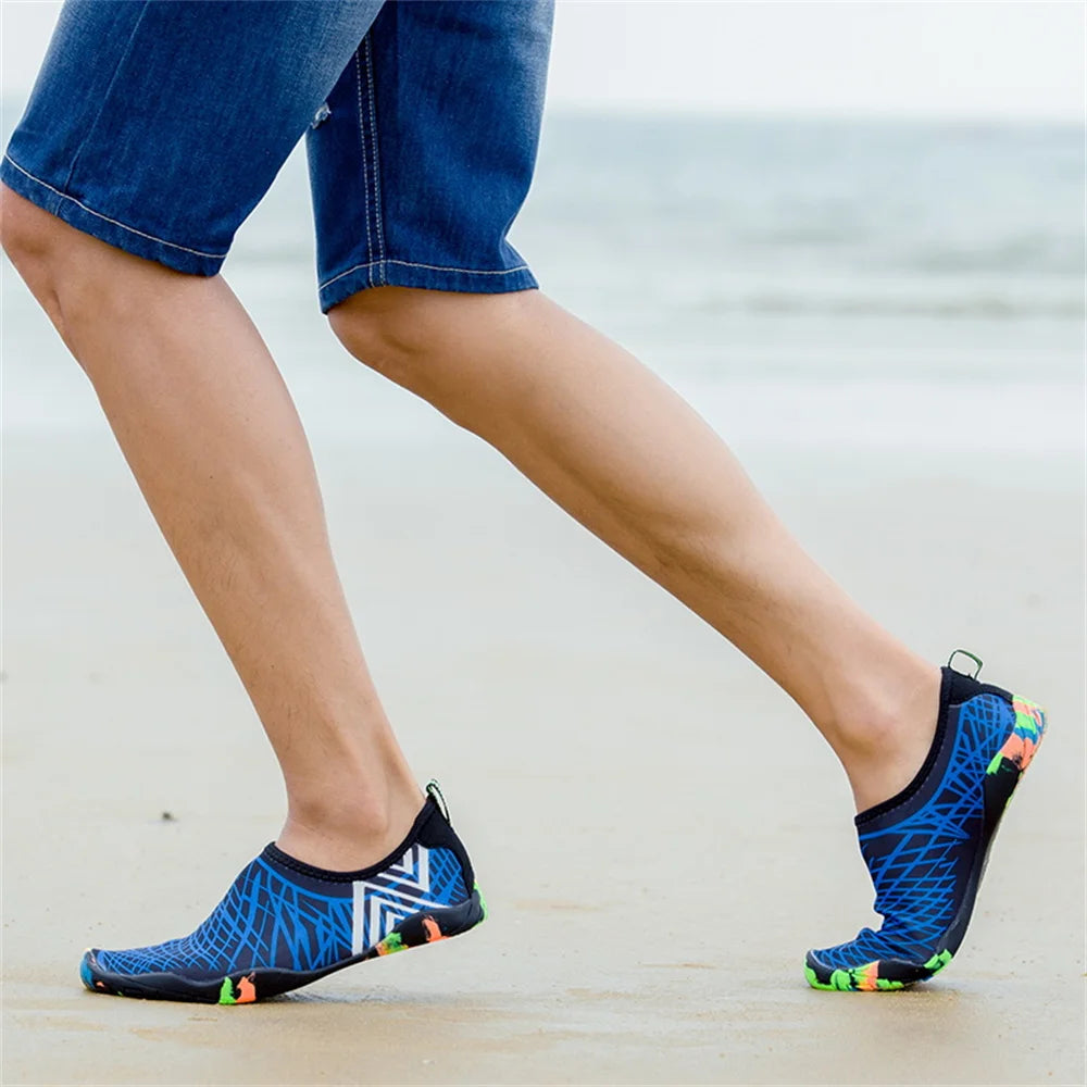 Quick-Drying Summer Water Shoes Unisex Seaside Beach Sock Barefoot Sneakers Men Swimming Upstream Sports Diving Aqua Shoes Women