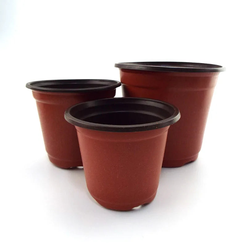 20/50pcs Macetas de Plástico para Vivero y Jardín | Herramientas de Cultivo 🌱