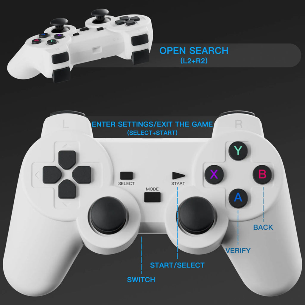 Proyector Gaming S40MAX HONGTOP | Android 11 | 64GB | WiFi Dual | Control Inalámbrico | 3000 Juegos - Firu Total Sales