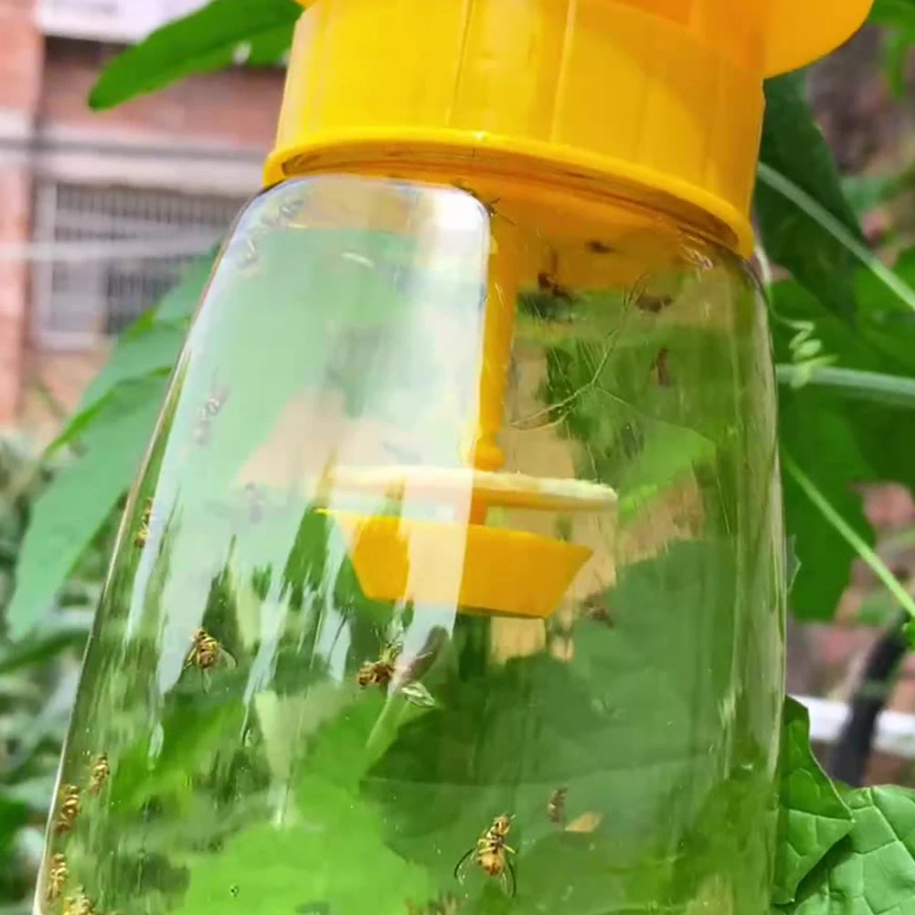 Fruit Fly Trap Killer Fruit Fly Catcher with Hanging Hole Fruit Fly Mosquito Trap for Orchard Insect Trap Pest Control