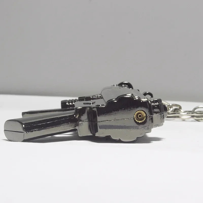 Various Gun Shape Cigarette Lighter，mini Portable Torch Lighter Refillable Butane Gas Open Flame Lighter Smoking Accessories