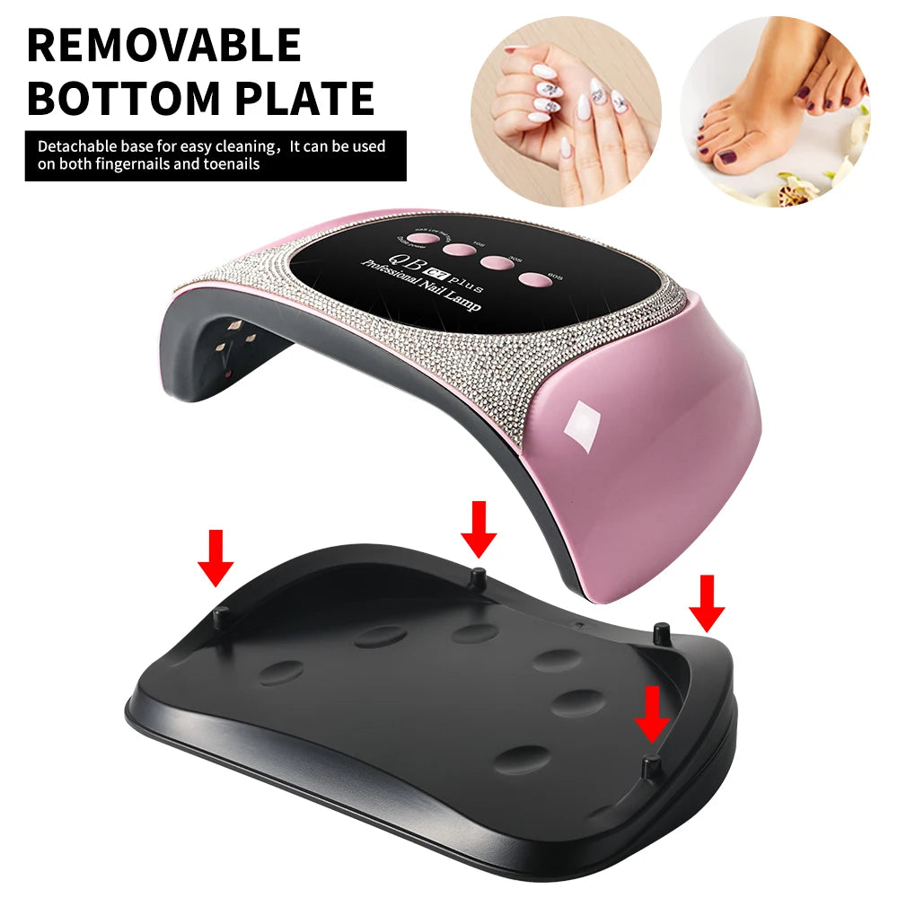 Lámpara UV/LED Profesional 57 LEDs Secado Rápido | Pantalla LCD | Manicure y Gel Acrílico - Firu Total Sales