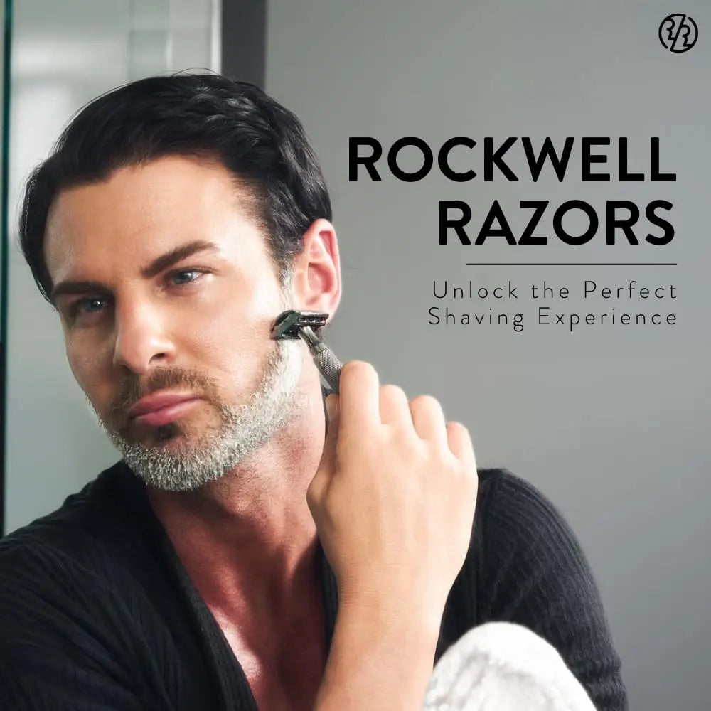 Adjustable Double Edge Safety Razor with 5 Recyclable Blades, Reusable for Men and Women