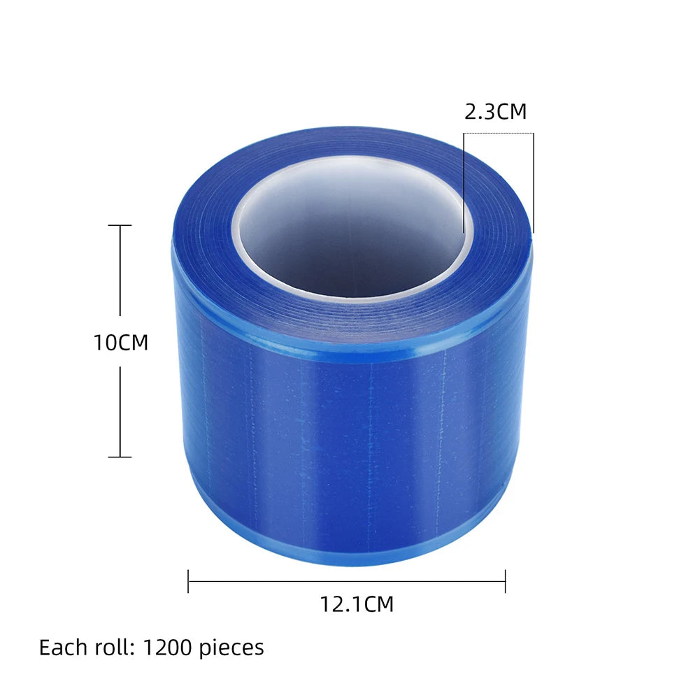 1200Pcs/Roll Tattoo Film Accessories Waterproof Anti-Fouling Disposable Tattoo Protective Barrier Film Sticker