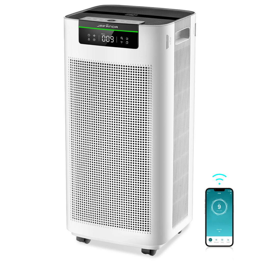 Purificador de Aire Jafànda 3800 ft² | HEPA + Carbón | App y Alexa | Hogar 🌬️