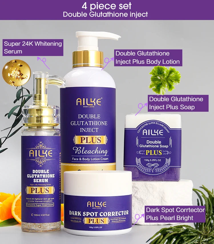 AILKE Premium Skin Lightening Cream - Dark Spot Corrector for Uneven Skin Tone - Face, Body, Underarm, Knees, Elbows, Knuckle