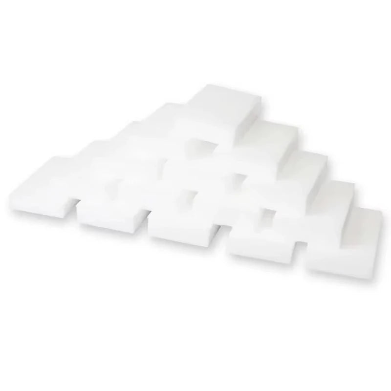 100 Pcs/lot Melamine Sponge Eraser White Cleaning Tools Cleaning Sponge Cleaner Car Office For kitchen Office Bathroom 10*6*2cm