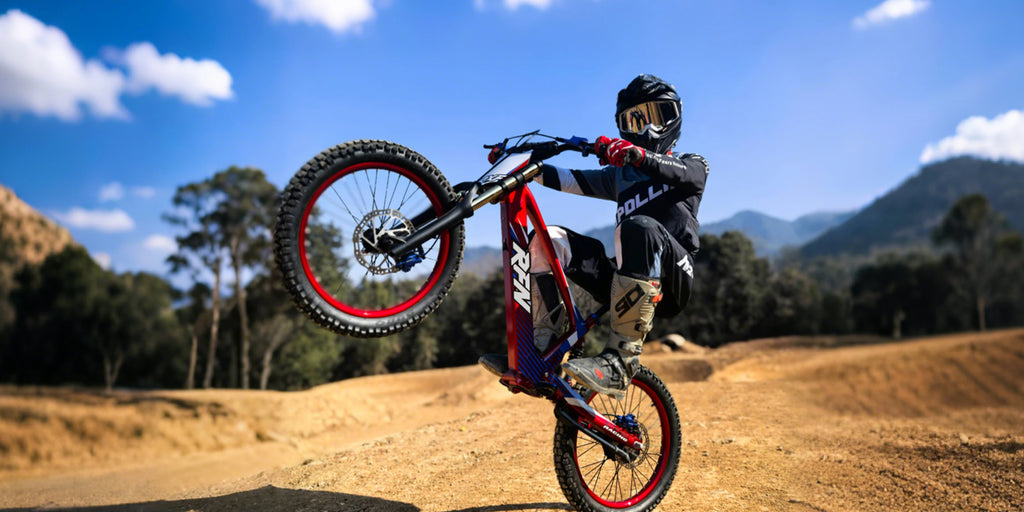 Moto Eléctrica RFN Racing 3 Velocidades | Marco Aluminio | Acrobacias | 8+ Años 🏍️ - Firu Total Sales