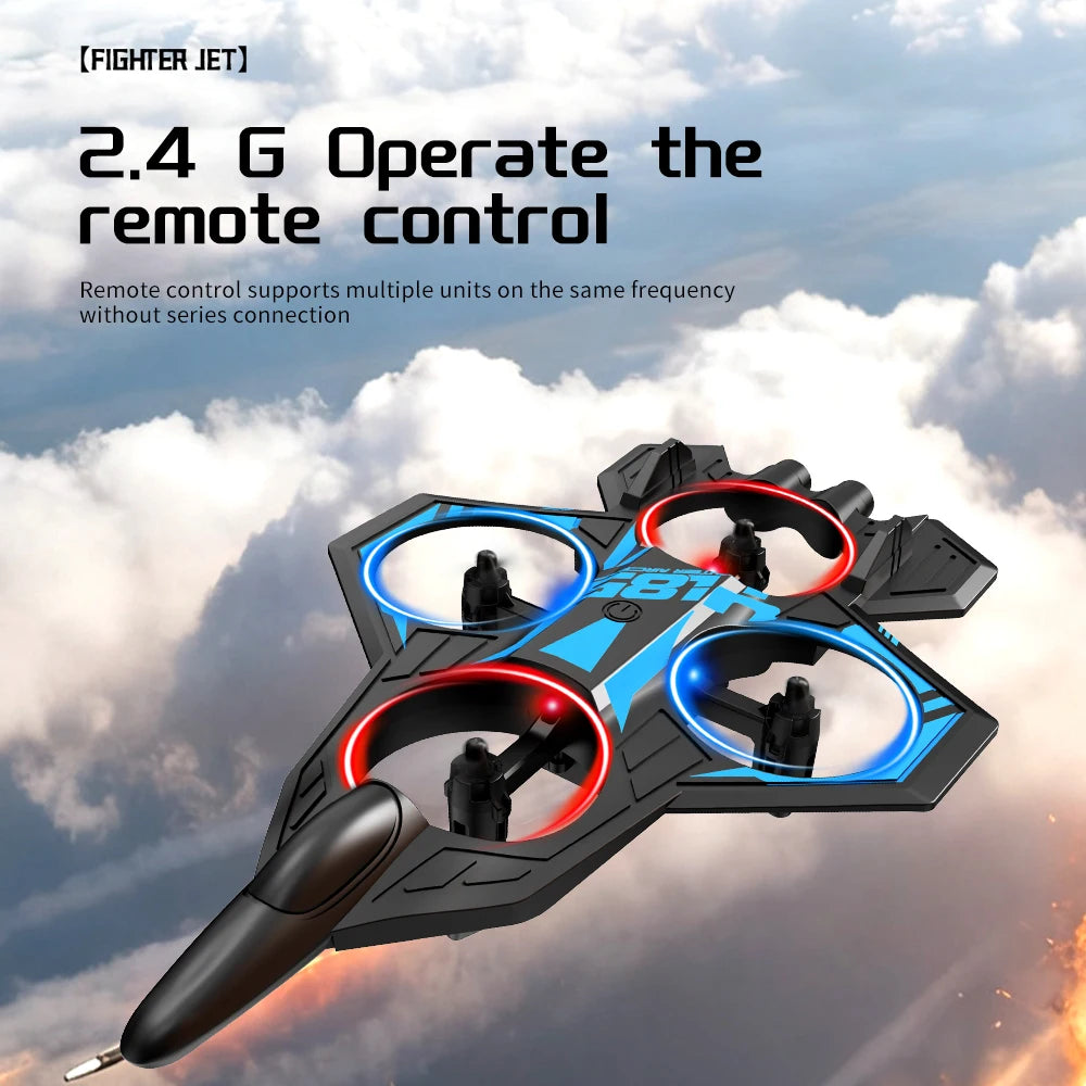 Avión RC Foam YL86 2.4G con Luces LED | Acrobacias y Piruetas | Regalo Navidad 🎅 - Firu Total Sales