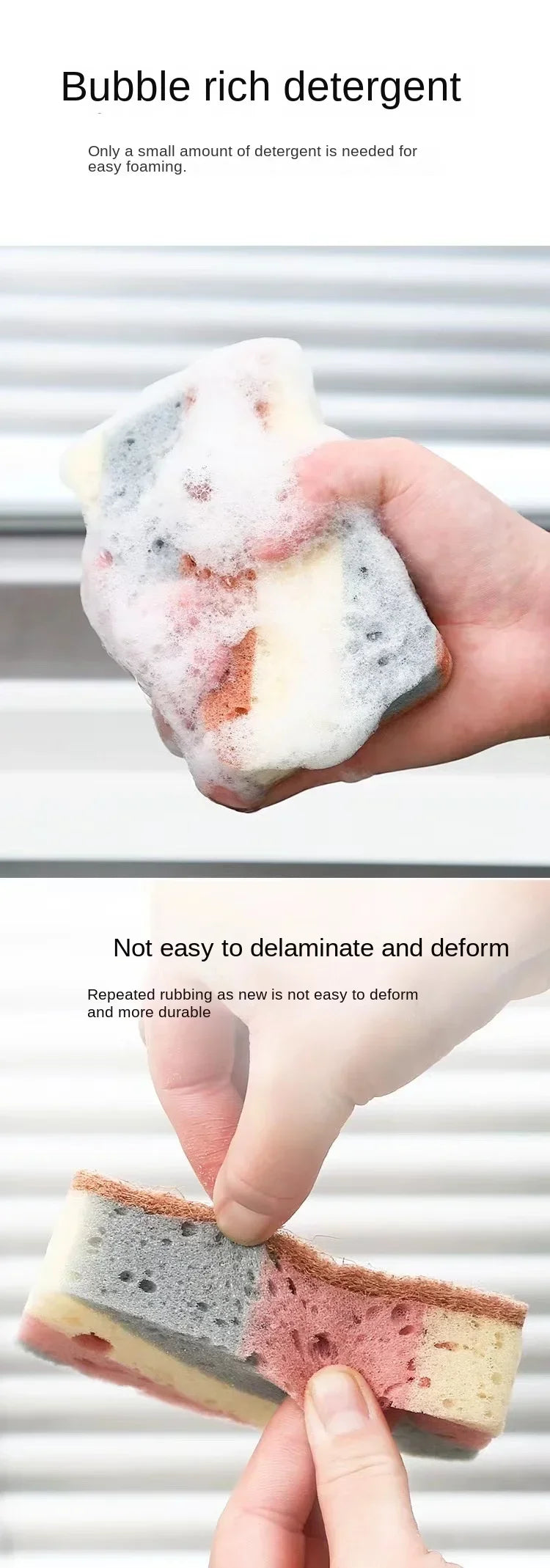 Cleaning Tools 5/10/20 Pieces Dishwashing Sponges Wood Pulp Cotton Colorful Magic Cleaning Sponges Kitchen Cleaning Tools