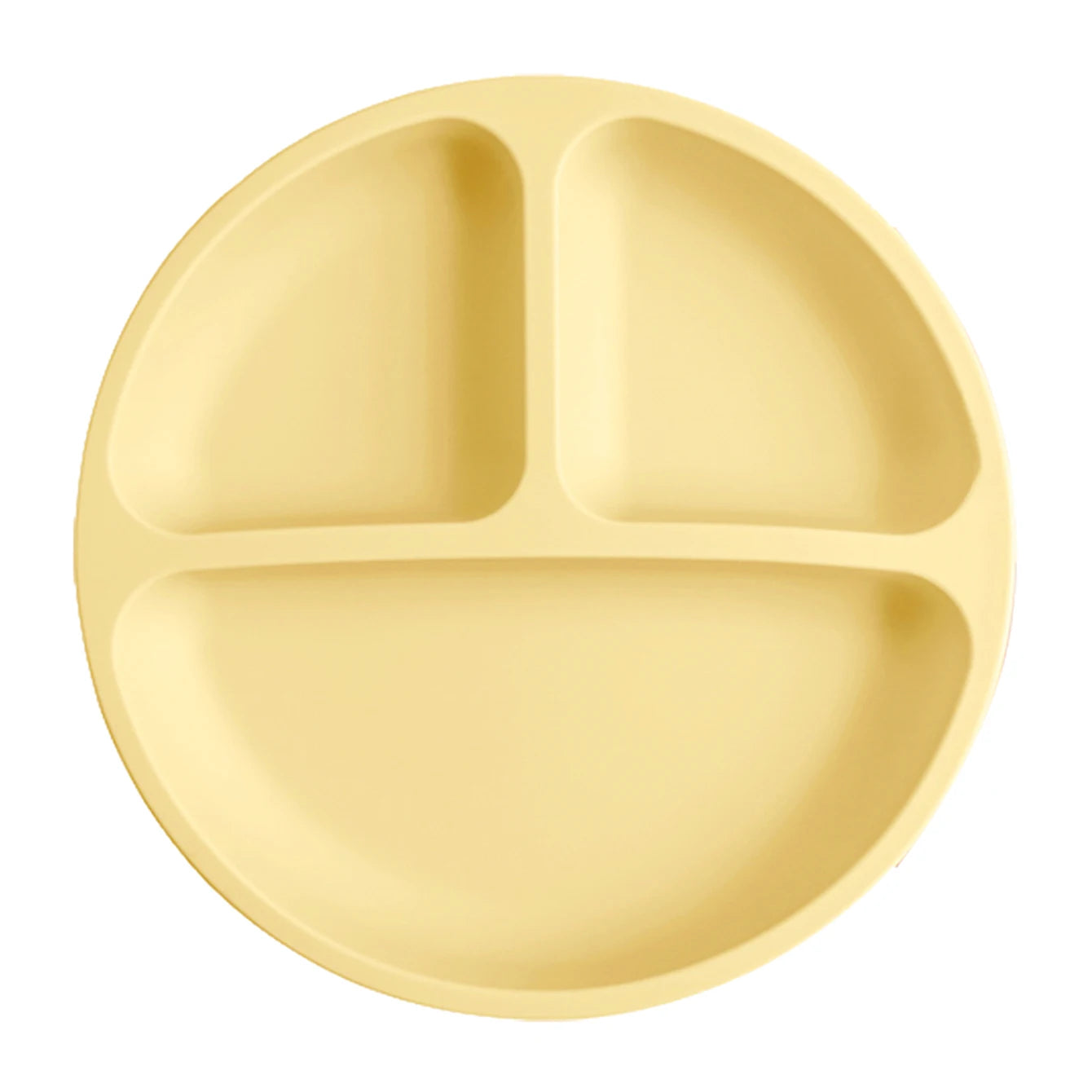 Plato de Silicona con Ventosa para Bebé | Sin BPA | Entrenamiento de Comida 🍼 - Firu Total Sales