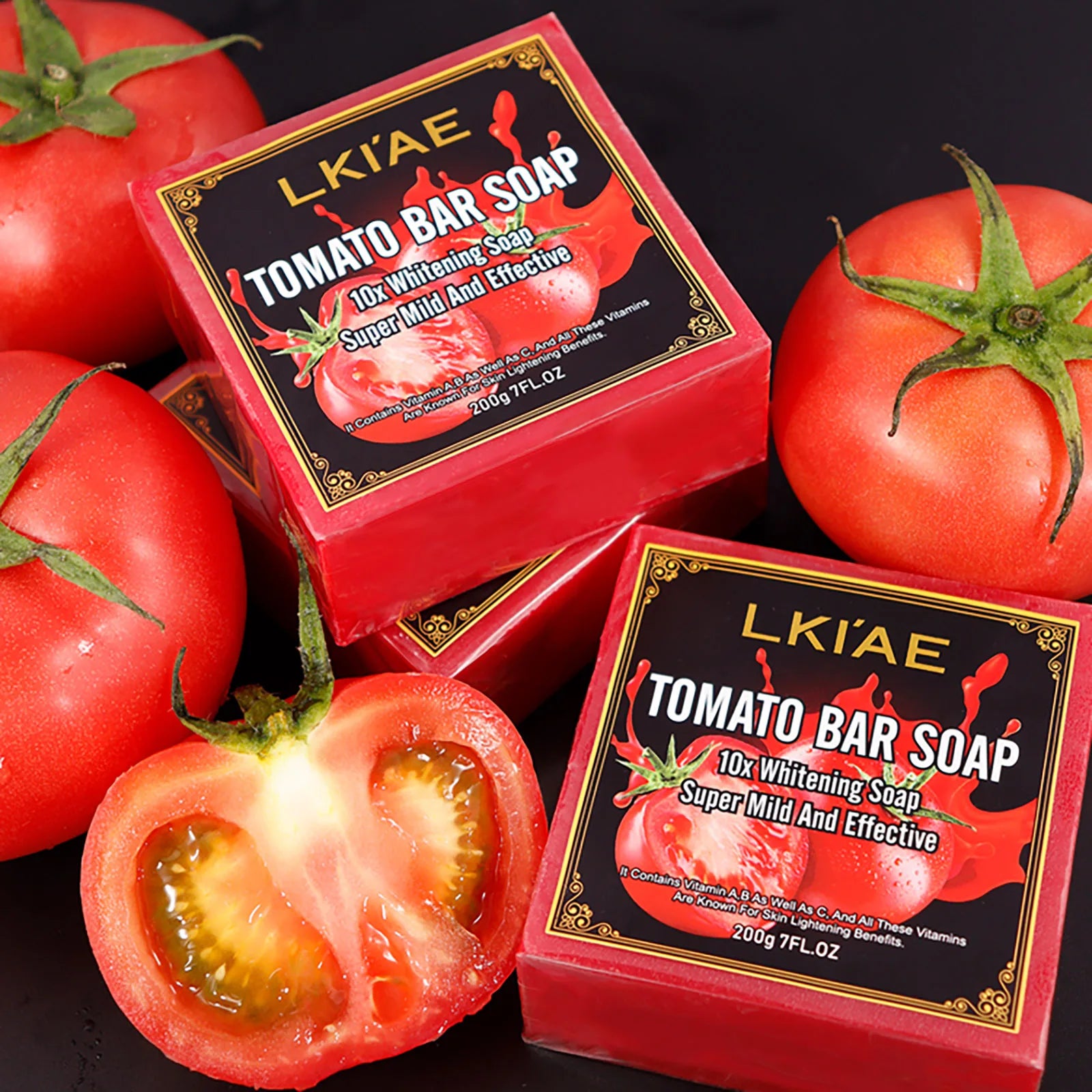 LKIAE Whitening Reduce Dark Spots & Hyperpigmentation Facial Brightening Vitamin C Bar Soap For The Skin Care