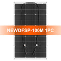 DOKIO 18V 100W/200W/400W Flexible Solar Panels Waterproof Monocrystalline Solar Panel Camping RV Home Charge 12V