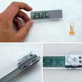 LCD Thermometer Osculum Type Car Thermometer Celsius Fahrenheit Vehicle-mounted Convenient for House Factories Auto