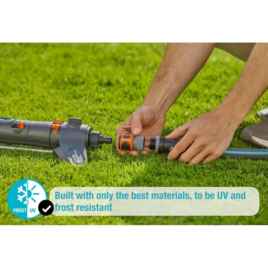 20570 Up to 3800 sq ft AquaZoom Adjustable Oscillating Yard Sprinkler, for Watering Large Area Lawn and Garden. Aquazoom Outdoor