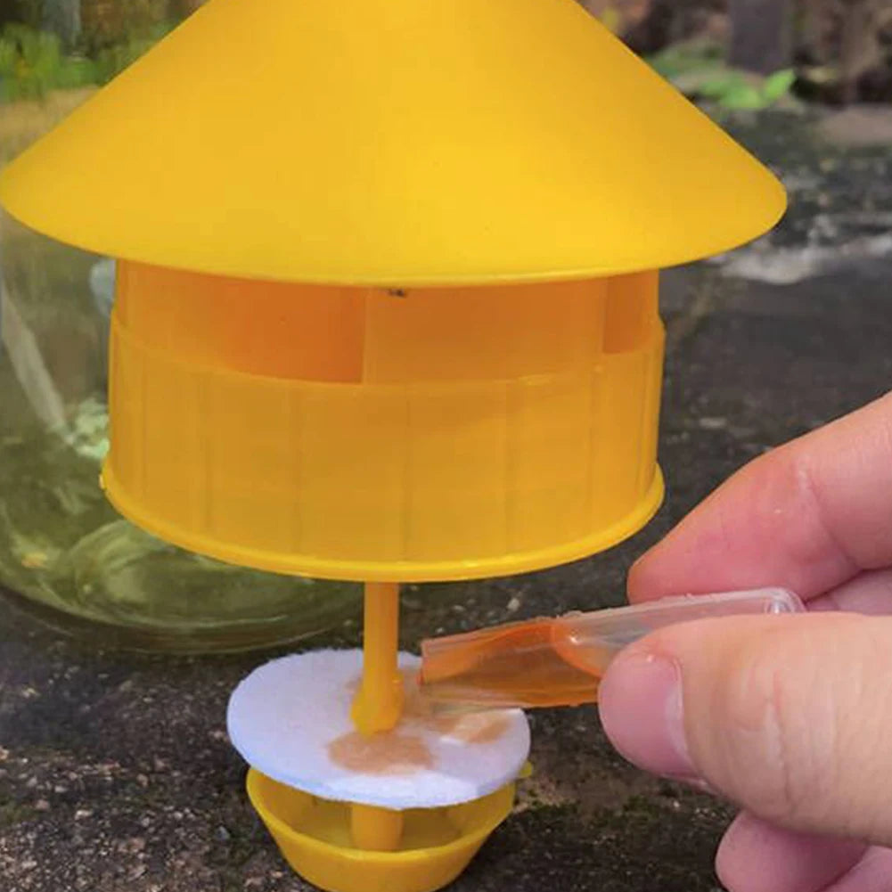 Fruit Fly Trap Killer Fruit Fly Catcher with Hanging Hole Fruit Fly Mosquito Trap for Orchard Insect Trap Pest Control