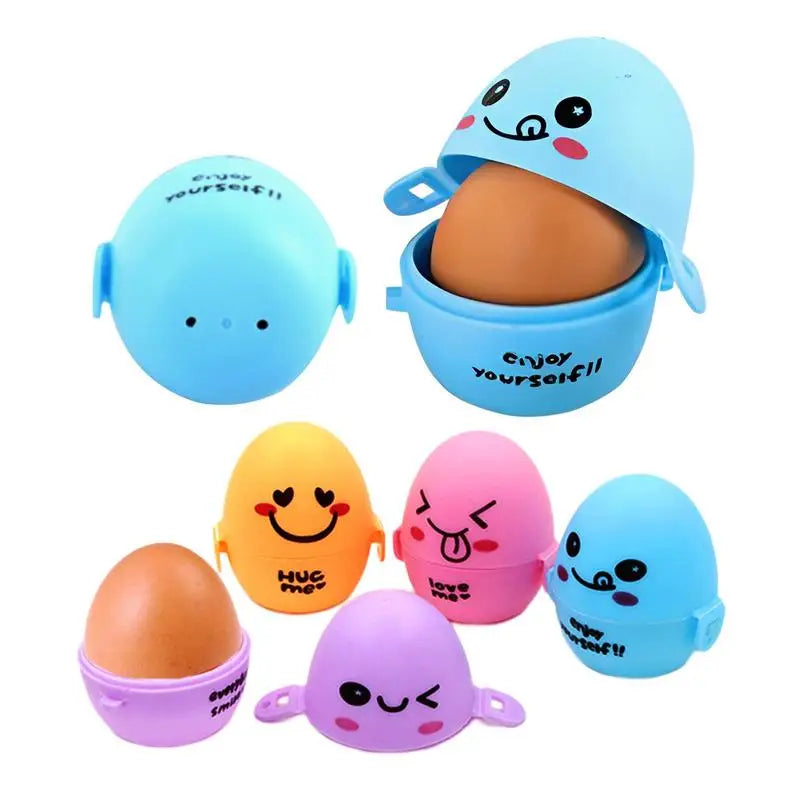Camping Egg Holder Cartoon Eggs Storage Box Leakproof Egg Storage Box Container For Camping Travel Outdoor Picnic Hiking