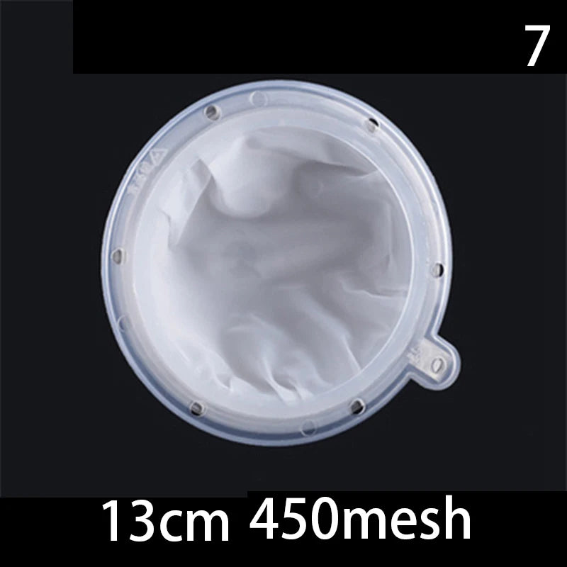 100/120/200/300/400/450 Mesh Nylon Filter Stainless Steel Funnel For Fruit Milk Traditional Chinese Medicine Oil White Wine